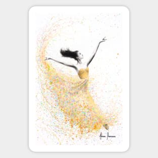 Golden Shimmer Dance Sticker